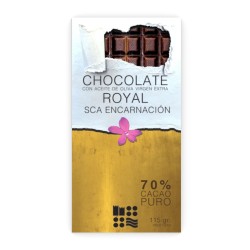 CHOCOLATE CON AOVE Royal 70% CACAO Tableta 115 GR