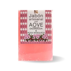 Jabón Artesano con AOVE y Rosa Mosqueta 100 gr