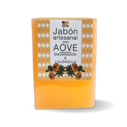 Jabón Artesano con AOVE y Caléndula 100 gr