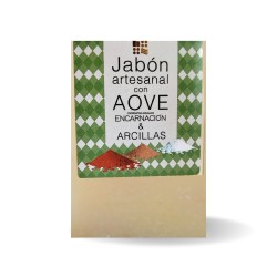 Jabón Artesano con AOVE y Arcillas 100 gr