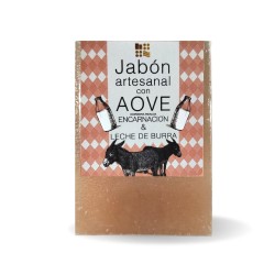 Jabón Artesano con AOVE y Leche de Burra 100 gr