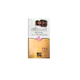 CHOCOLATE CON AOVE Royal 70% CACAO Tableta 115 GR
