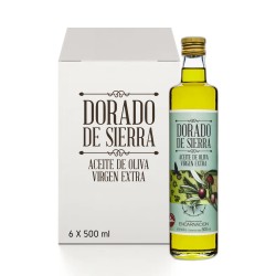 Caja AOVE "DORADO DE SIERRA" 6 Bot x 500 mL